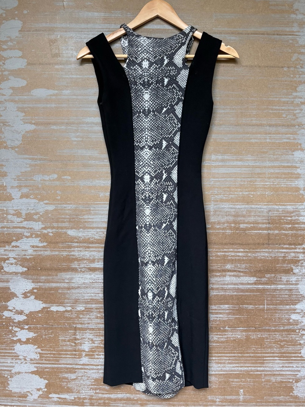 Pierre Balmain NWT Snakeskin Print Sheath Dress Sexy Cocktail Womens S